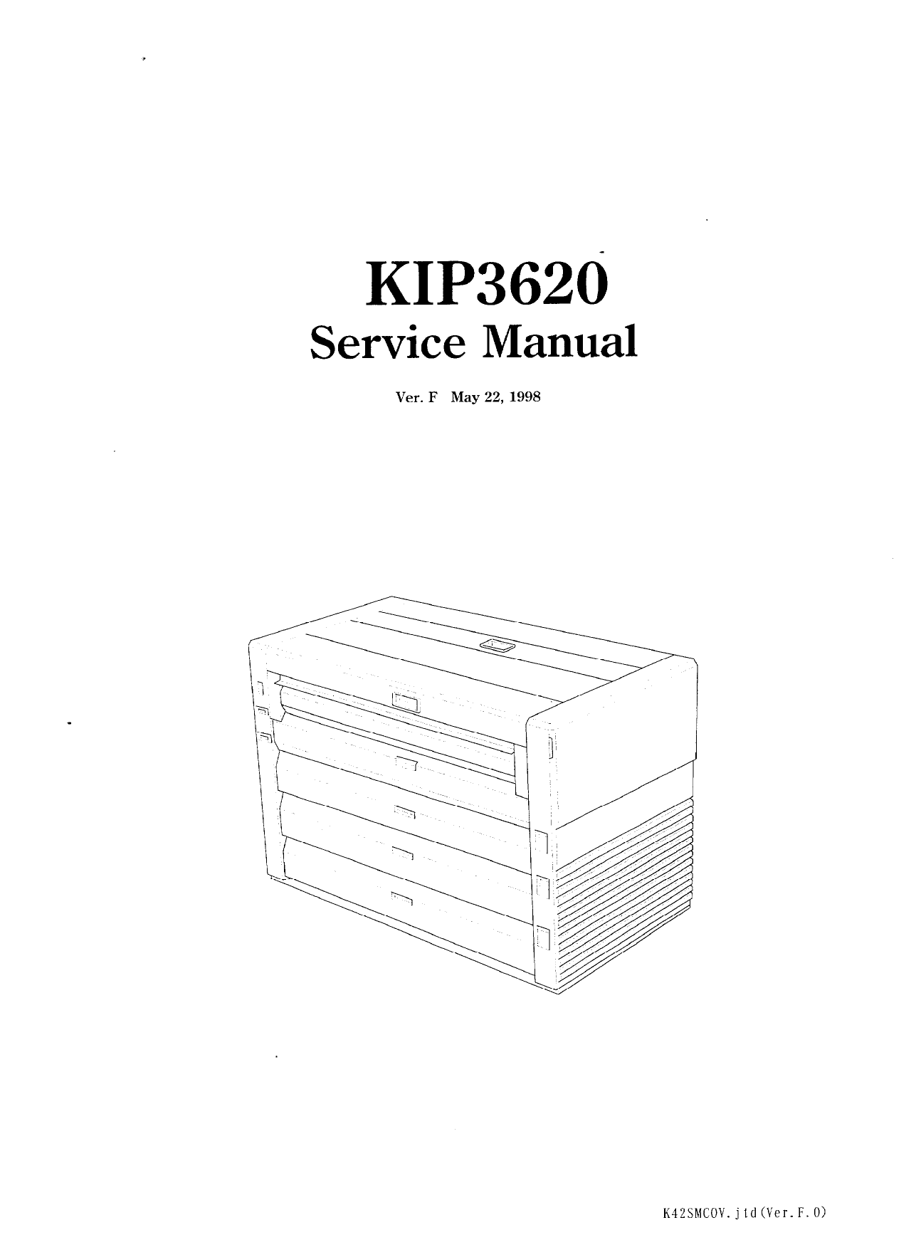KIP 3620 K-42 Parts and Service Manual-1